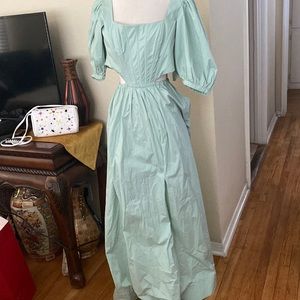 Staud size 2 dress new with tags mint green maxi